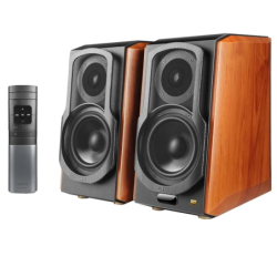 Edifier S1000W Bois Noir 2.0 entrée AUX Bluetooth 5.0 WiFi Enceintes PC