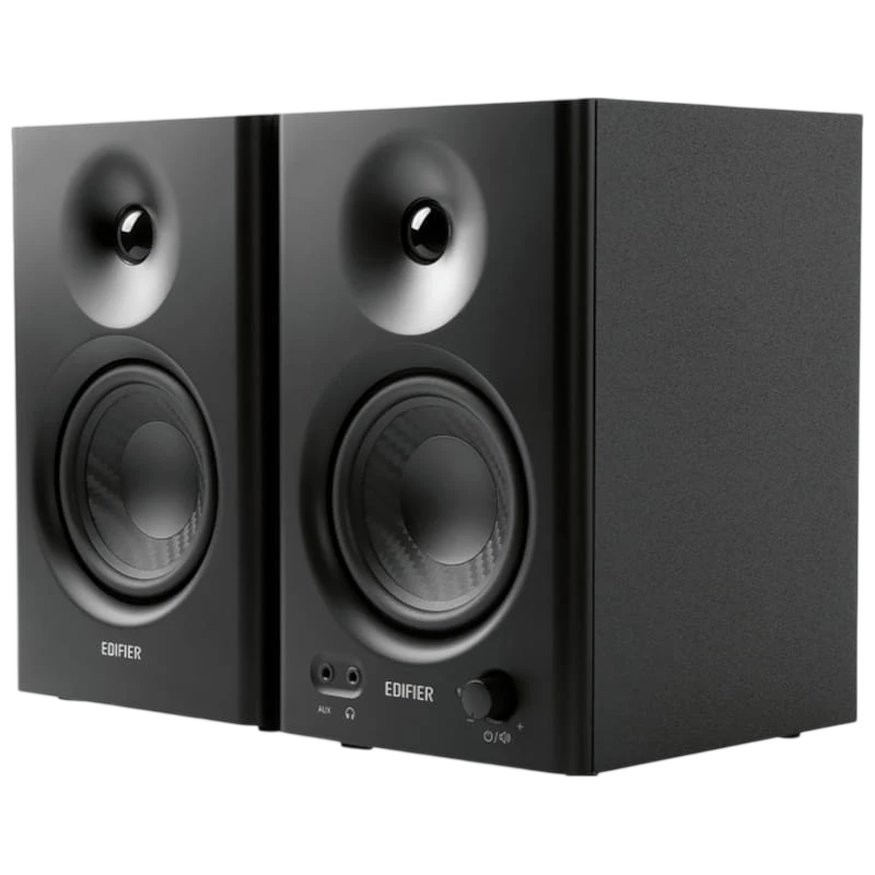 Edifier MR4 Noir moniteurs de studio 2.0 21W entrée AUX Enceintes PC