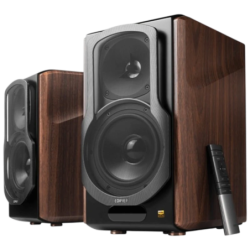 Edifier S2000MKIII Bois Noir 130W entrée AUX WiFi Enceinte Bluetooth 5.0