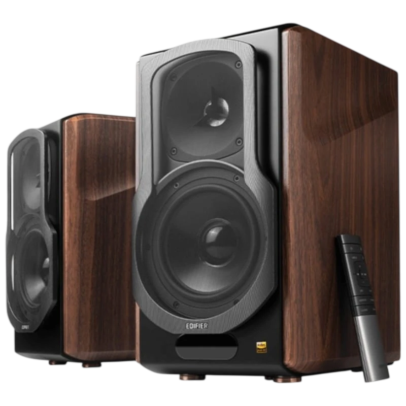 Edifier S2000MKIII Bois Noir 130W entrée AUX WiFi Enceinte Bluetooth 5.0