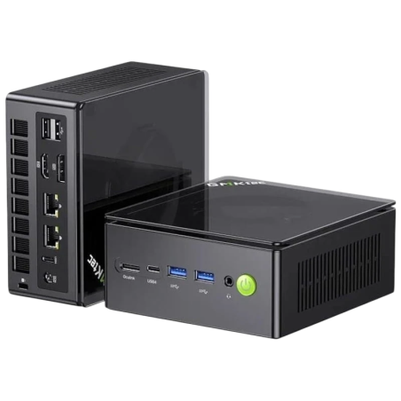 GMKtec Nucbox K8 Plus AMD Ryzen 7 8845HS/Sans Ram/ Sans SSD/Noir Sans système d'exploitation WiFi 6E USB4 Mini PC gaming