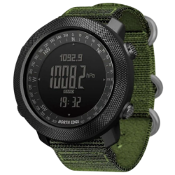 North Edge Apache avec bracelet nylon Vert - Montre digitale