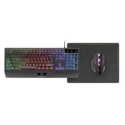 Mars Gaming MCP124 Noir à membrane RGB Kit clavier et souris