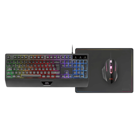 Mars Gaming MCP124 Noir à membrane RGB Kit clavier et souris