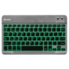 SUBBLIM Clavier Bluetooth Smart Rétroéclairé pour Android, Mac, OS et Windows Gris