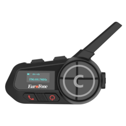EuroFone S6-SC-B Full Duplex pour 6 conducteurs 2000m 22h Intercom pour moto