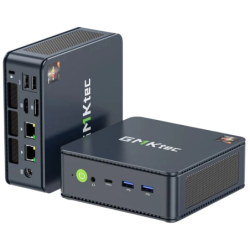 GMKtec NucBox M5 Plus Ryzen 7 5825U/Sans RAM/Sans SSD Noir Sans système d'exploitation WiFi 6E Mini PC