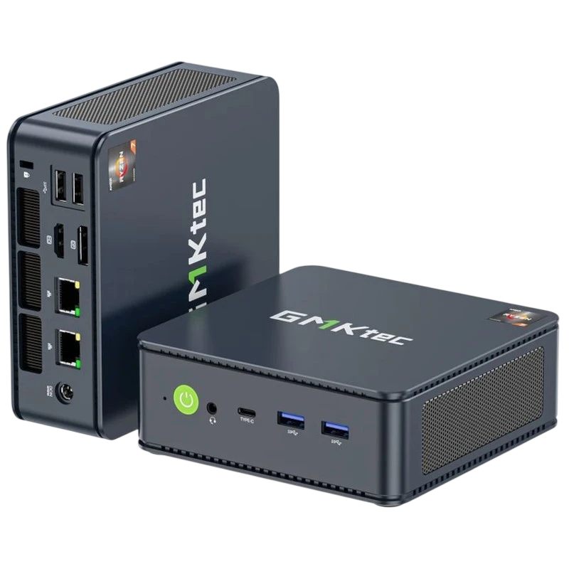GMKtec NucBox M5 Plus Ryzen 7 5825U/Sans RAM/Sans SSD Noir Sans système d'exploitation WiFi 6E Mini PC