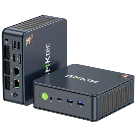 GMKtec NucBox M5 Plus Ryzen 7 5825U/Sans RAM/Sans SSD Noir Sans système d'exploitation WiFi 6E Mini PC