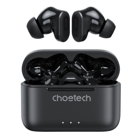 Choetech BH-T15 Noir TWS ANC Bluetooth 5.2 IPX5 Écouteurs sans fil