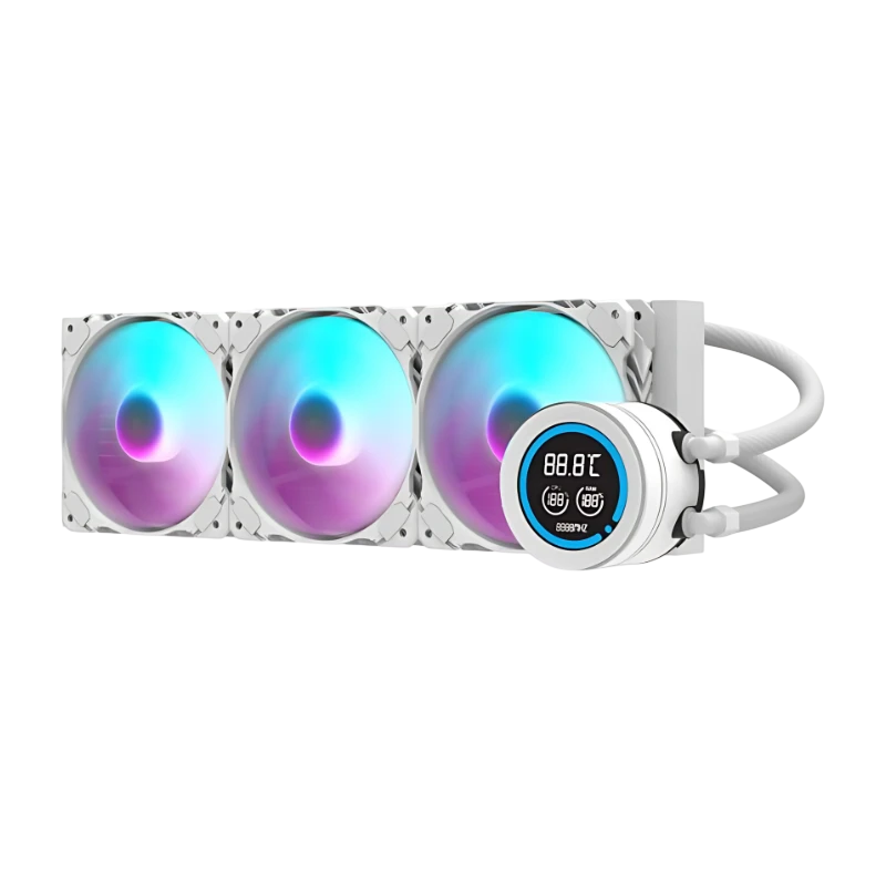 Darkflash DN-D360 Blanc 3 ventilateurs Système de refroidissement liquide