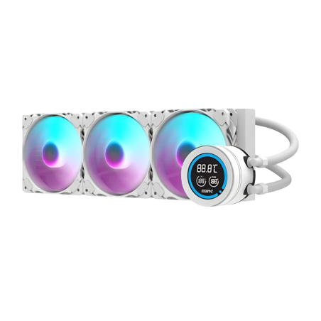 Darkflash DN-D360 Blanc 3 ventilateurs Système de refroidissement liquide
