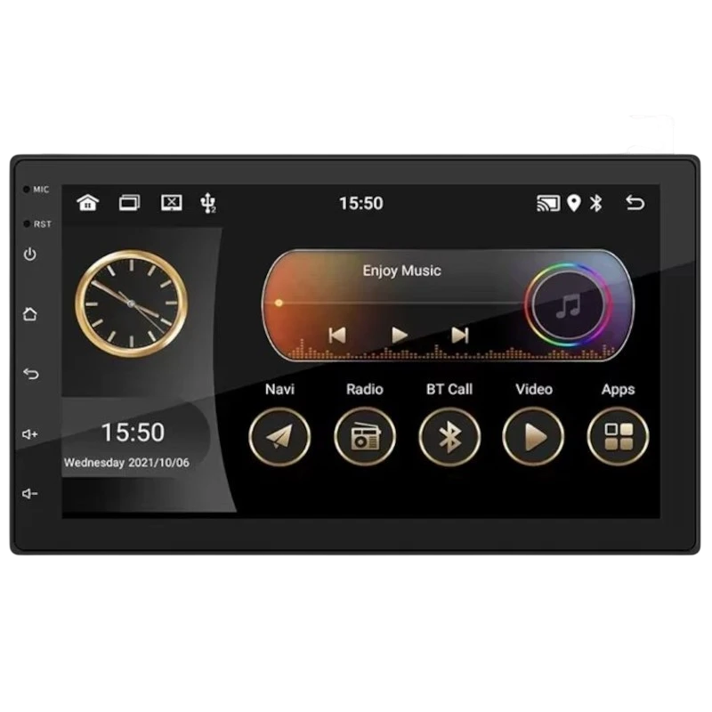 2 DIN SWM 9101-J 2GB/64GB GPS Carplay/Android Auto Noir 10 pouces Bluetooth Autoradio