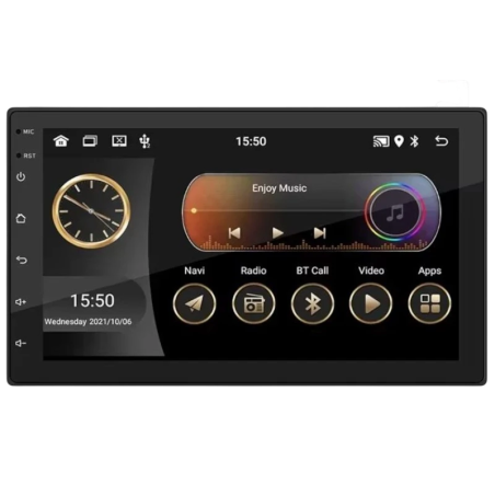 2 DIN SWM 9101-J 2GB/64GB GPS Carplay/Android Auto Noir 10 pouces Bluetooth Autoradio