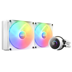 NZXT Kraken 280 RGB Blanc 2 ventilateurs Refroidissement liquide