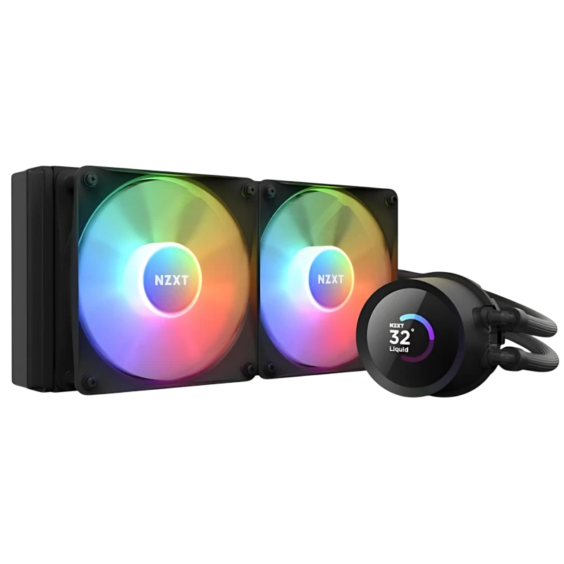 NZXT Kraken 240 RGB Noir 2 ventilateurs Refroidissement liquide
