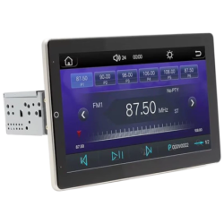 1 DIN SWM YT-9930L 10,1 pouces Bluetooth/Carplay USB Noir Autoradio sans fil