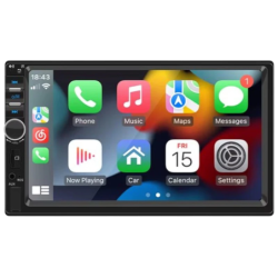 2 DIN SWM F7018C 7 pouces Bluetooth/Carplay USB Noir Autoradio