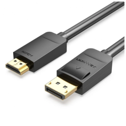 Vention HADBG - Displayport mâle - HDMI mâle - 1,5 m noir - Câble de conversion