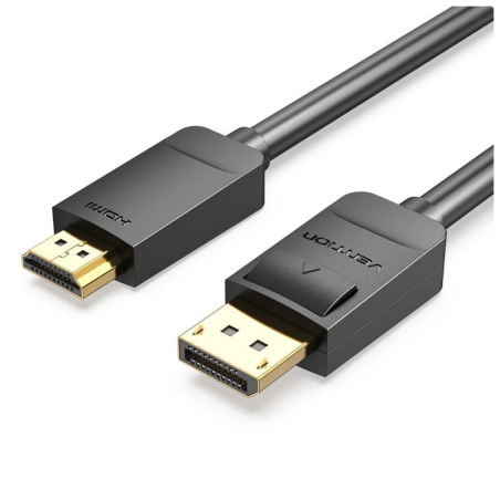 Vention HADBG - Displayport mâle - HDMI mâle - 1,5 m noir - Câble de conversion