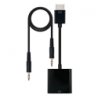 Nanocable 10.16.2001-BK /HDMI Mâle - SVGA+ Audio Femelle Noir - Convertisseur