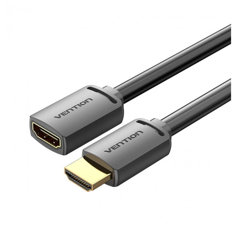 Vention HDMI 4K AHCBH - HDMI Mâle - HDMI Femelle -2m Noir - Câble d'extension