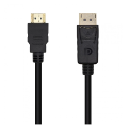 AISENS A125-0460 DisplayPort To HDMI 3 Metres Noir - Câble