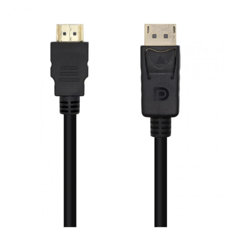 AISENS A125-0460 DisplayPort To HDMI 3 Metres Noir - Câble