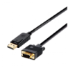 AISENS A125-0365 DisplayPort VGA D-SUB 2 mètres Noir - Câble
