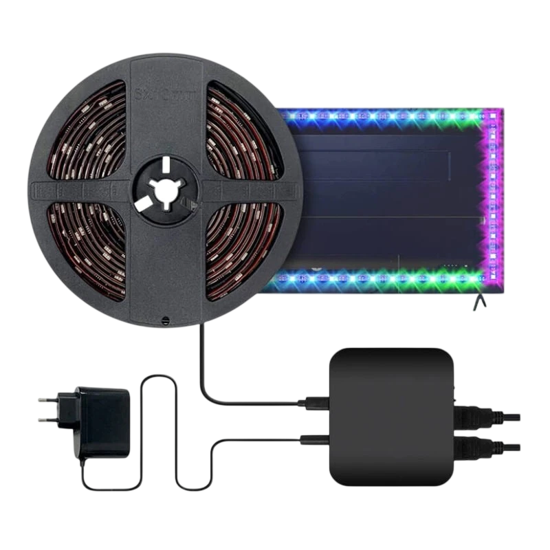 Avatto SLS06 Noir pour TV de 55-65 pouces Bandeau LED connecté