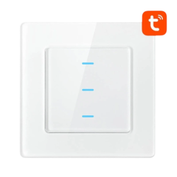 Avatto N-TS10-W3 3 boutons Blanc WiFi Interrupteur tactile connecté
