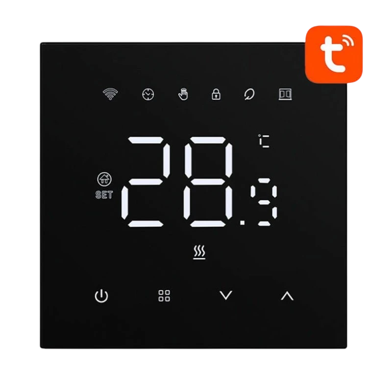 Avatto WT410-BH-3A-B Noir WiFi Thermostat connecté