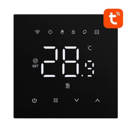Avatto WT410-BH-3A-B Noir WiFi Thermostat connecté