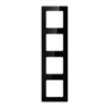 Avatto N-TS10-Frame-B4 Noir Cadre d'interrupteurs