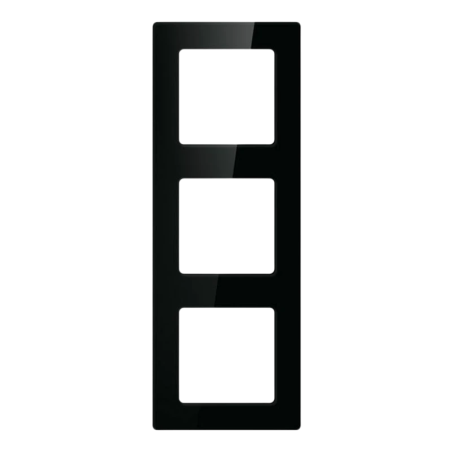 Avatto N-TS10-Frame-B3 Noir Cadre d'interrupteurs