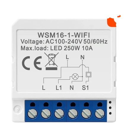 Avatto WSM16-W1 Blanc WiFi Interrupteur connecté