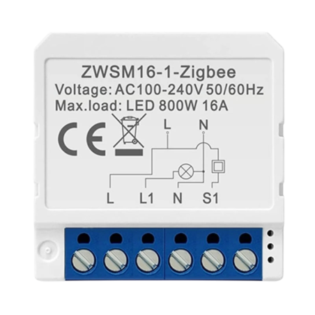 Avatto ZWSM16-W1 Blanc ZigBee Interrupteur connecté