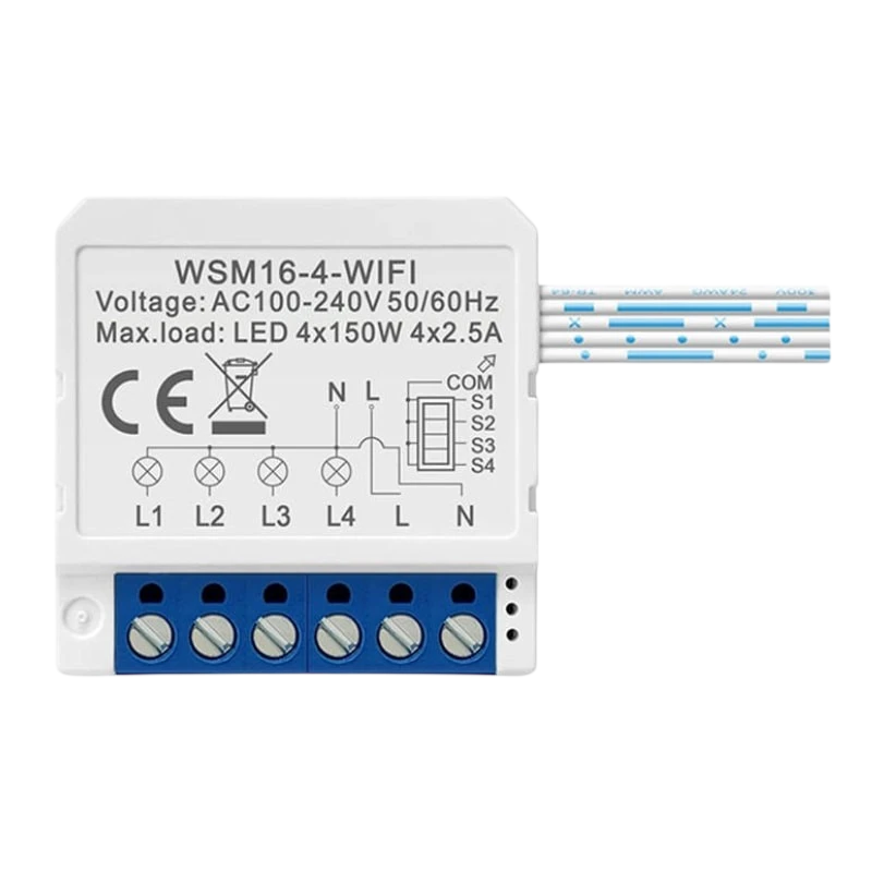 Avatto WSM16-W4 Blanc WiFi Interrupteur connecté