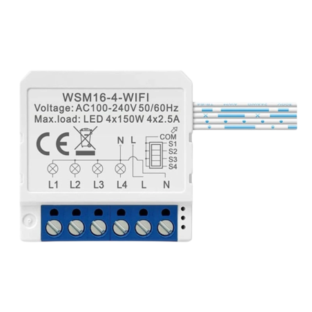 Avatto WSM16-W4 Blanc WiFi Interrupteur connecté