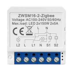 Avatto ZWSM16-W2 Blanc ZigBee Interrupteur connecté
