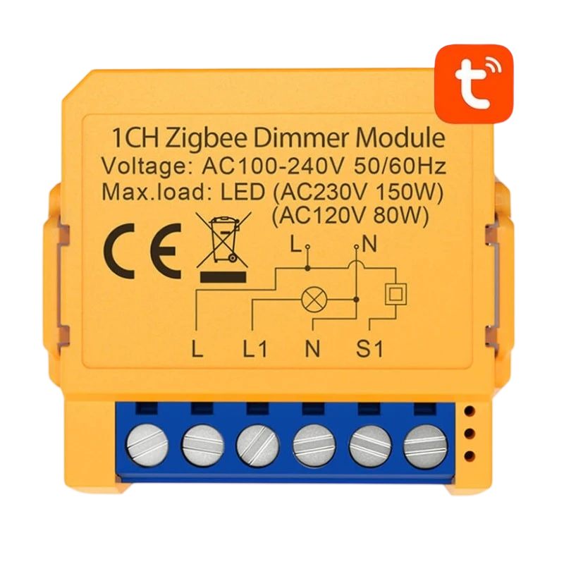 Avatto ZDMS16-2 Orange ZigBee Interrupteur connecté