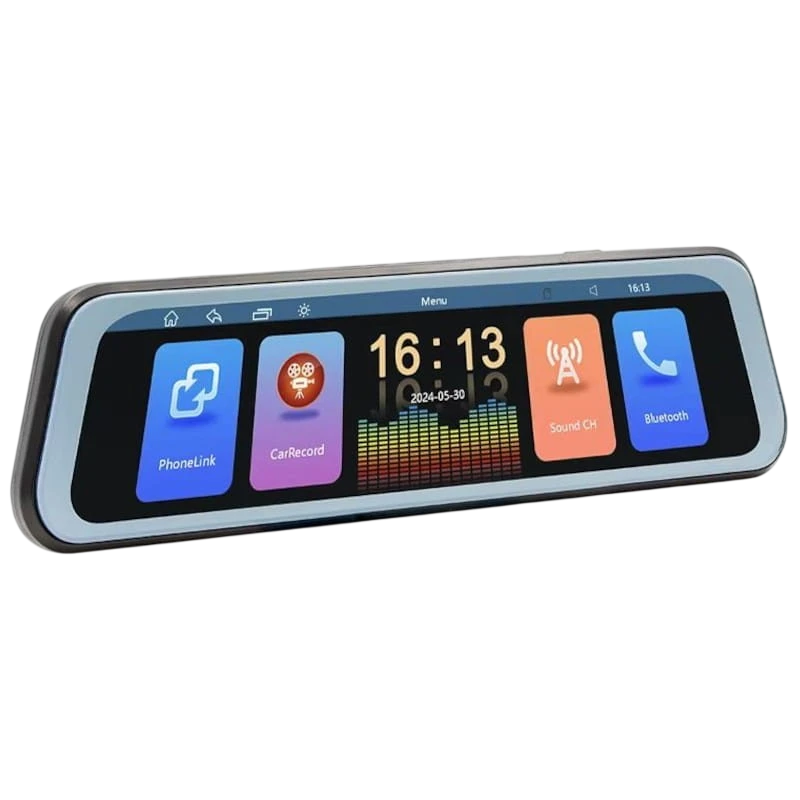 SWM B5319R 9,36 pouces Carplay/Android Auto Noir Rétroviseur sans fil
