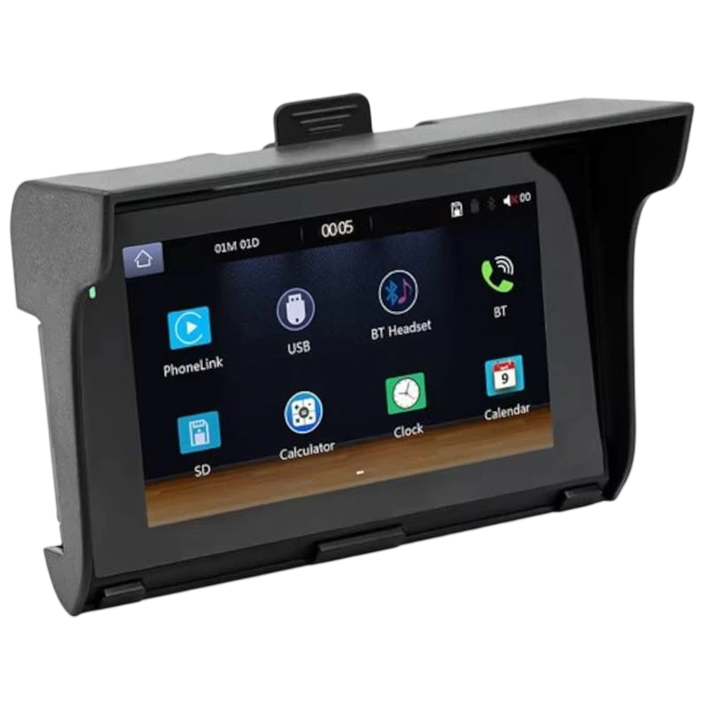 Écran tactile universel SWM B5350 5 pouces Carplay/Android Auto Noir Autoradio sans fil
