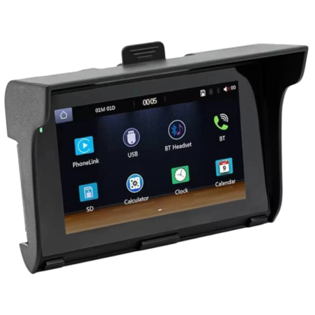 Écran tactile universel SWM B5350 5 pouces Carplay/Android Auto Noir Autoradio sans fil