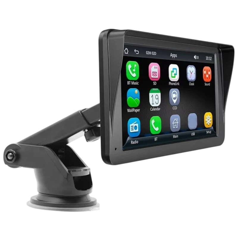 Écran tactile universel SWM B5300L 7 pouces Carplay/Android Auto Noir Autoradio sans fil