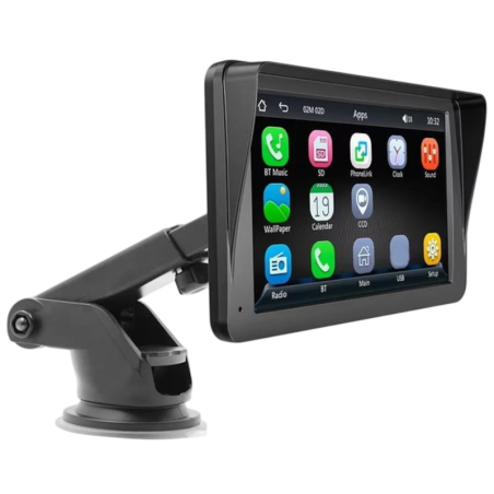Écran tactile universel SWM B5300L 7 pouces Carplay/Android Auto Noir Autoradio sans fil