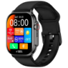 Imiki SF1 Noir 2,01 pouces AMOLED Appels Bluetooth 5 jours IP68 Montre connectée
