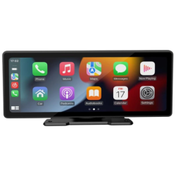 Écran tactile universel SWM B5303 9,3 pouces Carplay et Android Auto Noir Bluetooth 5.1 Autoradio sans fil