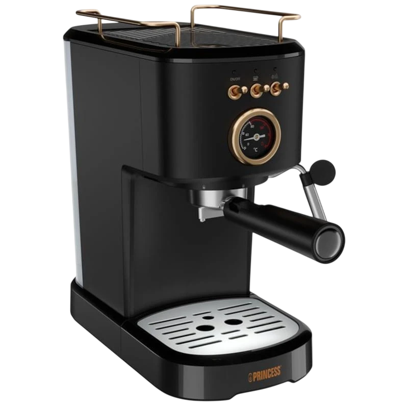 Princess 249417 1,2 Litres Noir semi-automatique expresso 1100W 20 bars capsules Machine à café