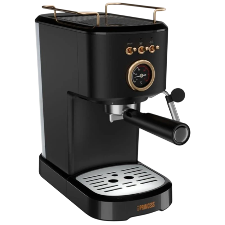 Princess 249417 1,2 Litres Noir semi-automatique expresso 1100W 20 bars capsules Machine à café